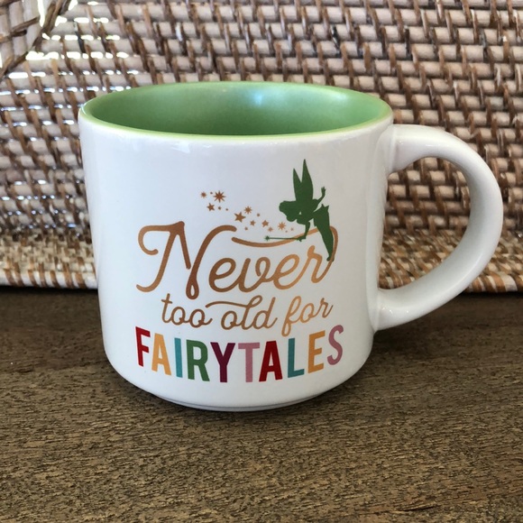 Disney Other - Disney Fairy Tales Mug - White and Green